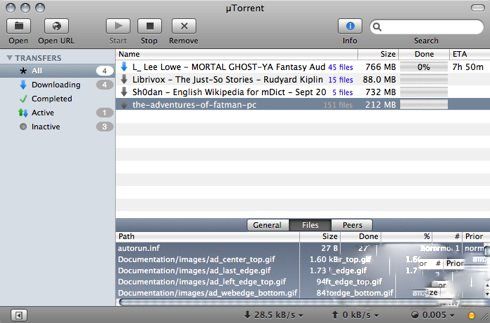 uTorrent Linux版截图2