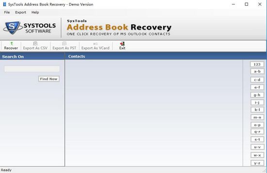 SysTools Address Book Recovery图片