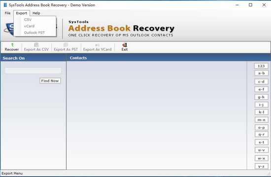 SysTools Address Book Recovery图片