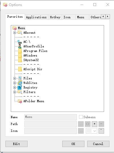 Folder Menu