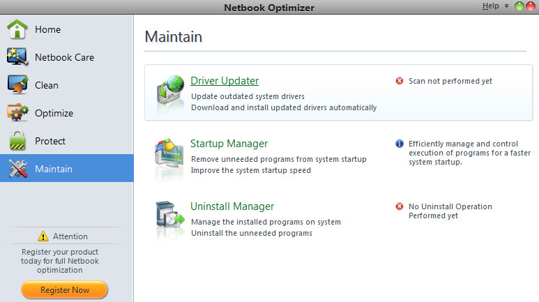 Netbook Optimizer截图4