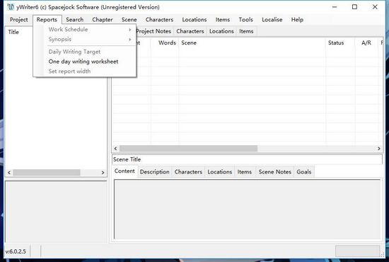yWriter6截图1