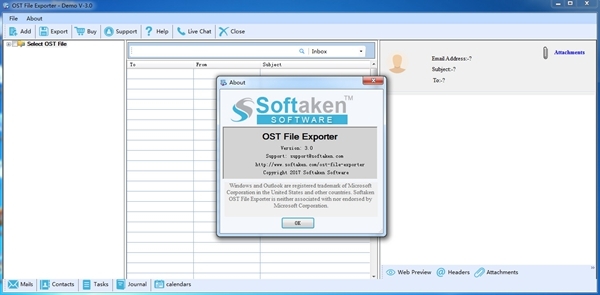 Softaken OST File Exporter软件图片2