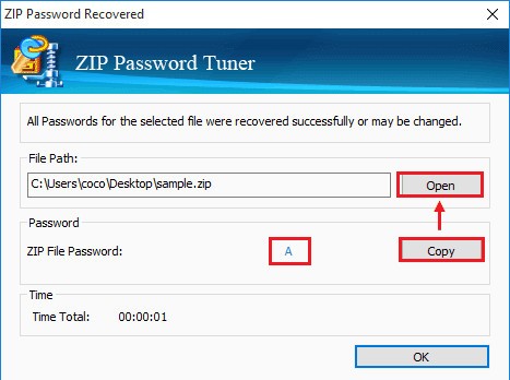 Cocosenor ZIP Password Tuner软件图片4