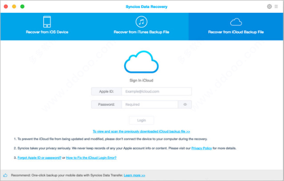 anvsoft syncios data recovery