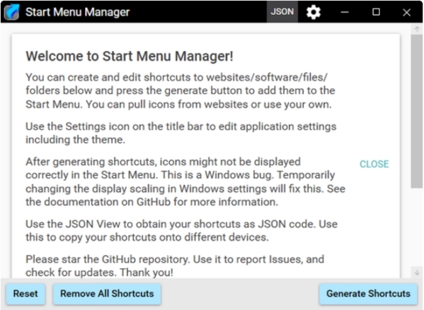 Start Menu Manager软件图片1