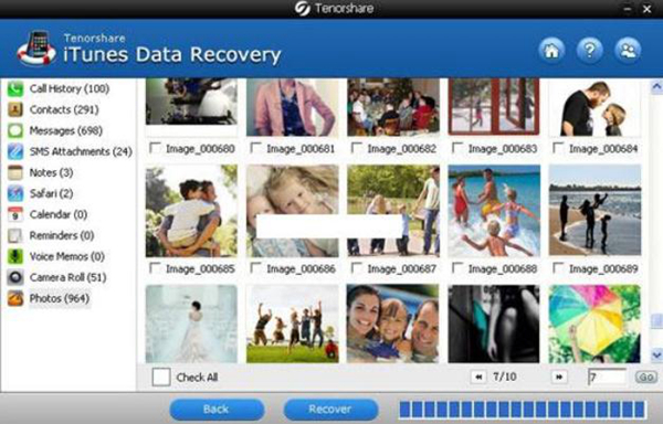 Tenorshare iTunes Data Recovery图片
