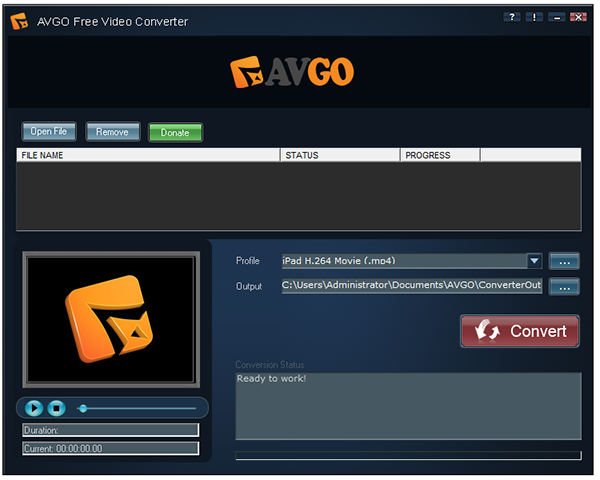 AVGO Free Video Converter图片