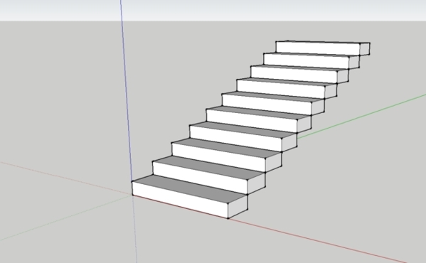 SketchUpPro2021怎么画楼梯6