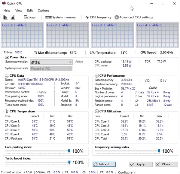 Quick CPU 4.6.0 for windows download