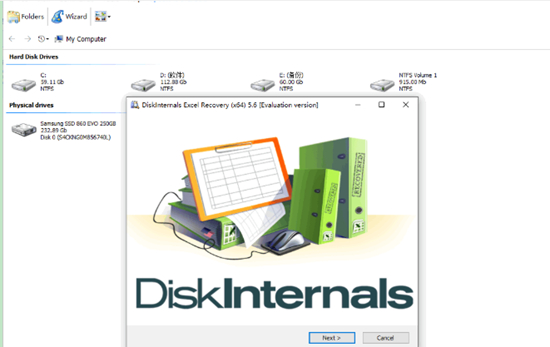 DiskInternals Excel Recovery图片