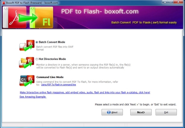 Boxoft PDF to Flash软件图片1
