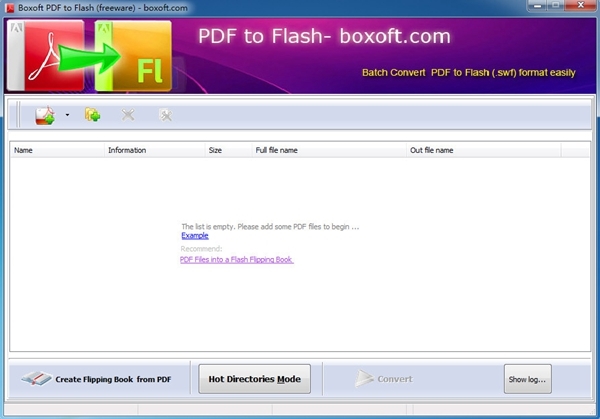 Boxoft PDF to Flash软件图片2