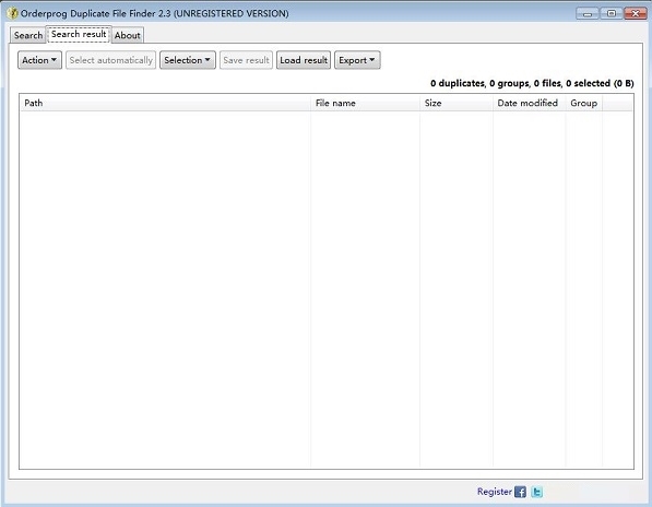 Orderprog Duplicate File Finder软件图片1
