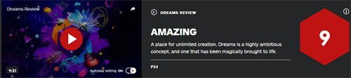 《梦境》IGN评分