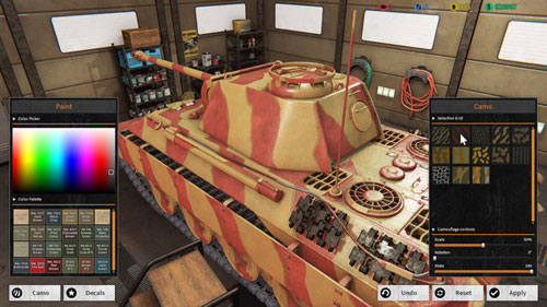 坦克修理模拟游戏截图2