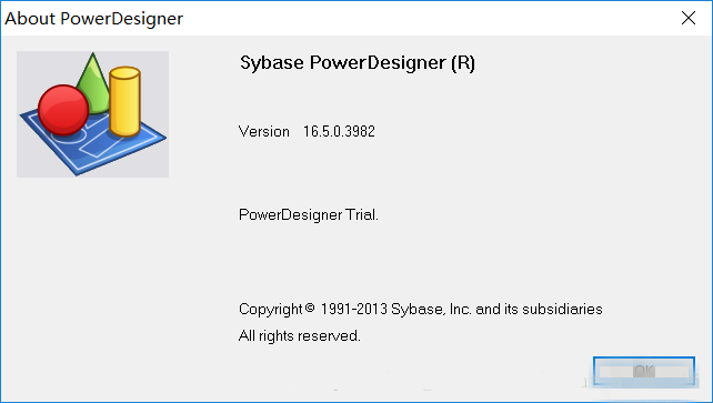 PowerDesigner16.5界面