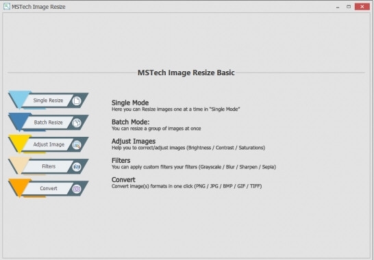 MSTech Image Resize Basic软件图片3