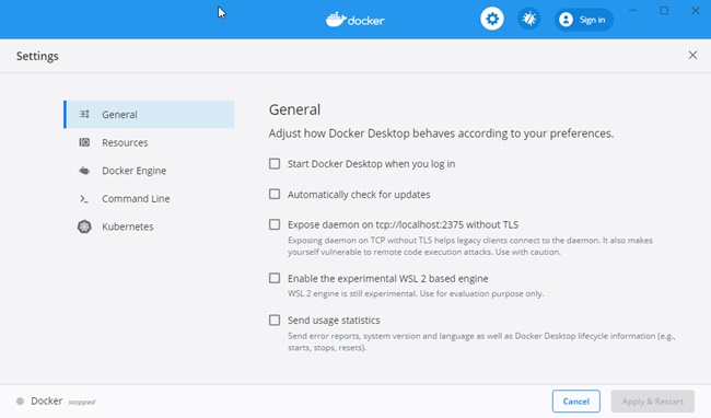 Docker For Windows图片1