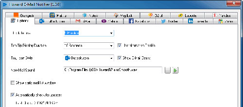 Howard Email Notifier 2.03 for windows instal