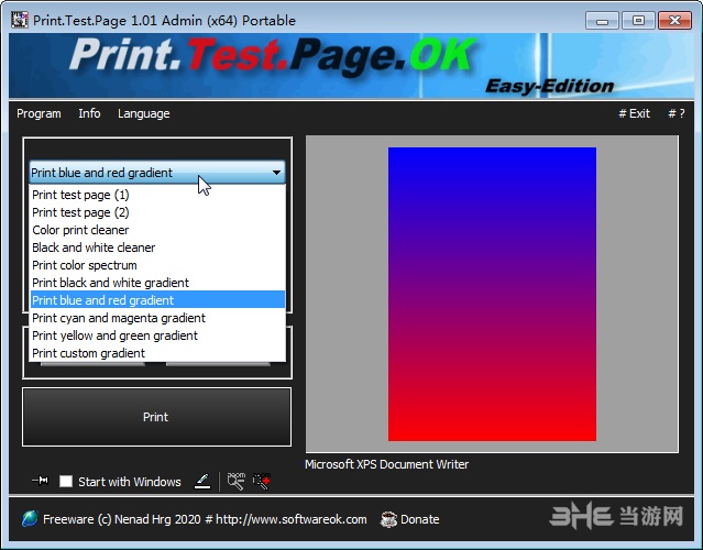 Print.Test.Page.OK 3.01 download the last version for windows