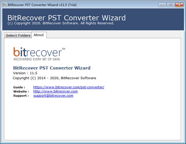 BitRecover PST Converter Wizard图