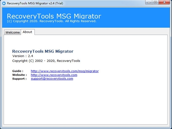 RecoveryTools MSG Migrator软件图片2