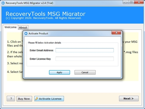 RecoveryTools MSG Migrator软件图片3
