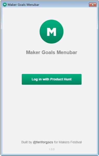 Maker Goals Menubar软件图片