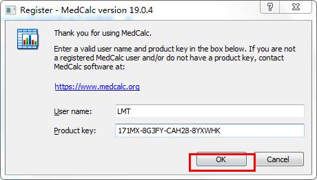 MedCalc破解教程4