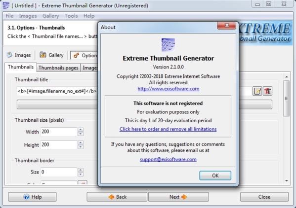Extreme Thumbnail Generator软件图片2