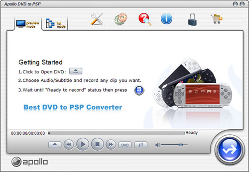 Apollo DVD to PSP截图1