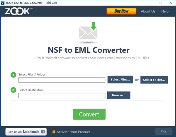 ZOOK NSF to EML Converter图片1