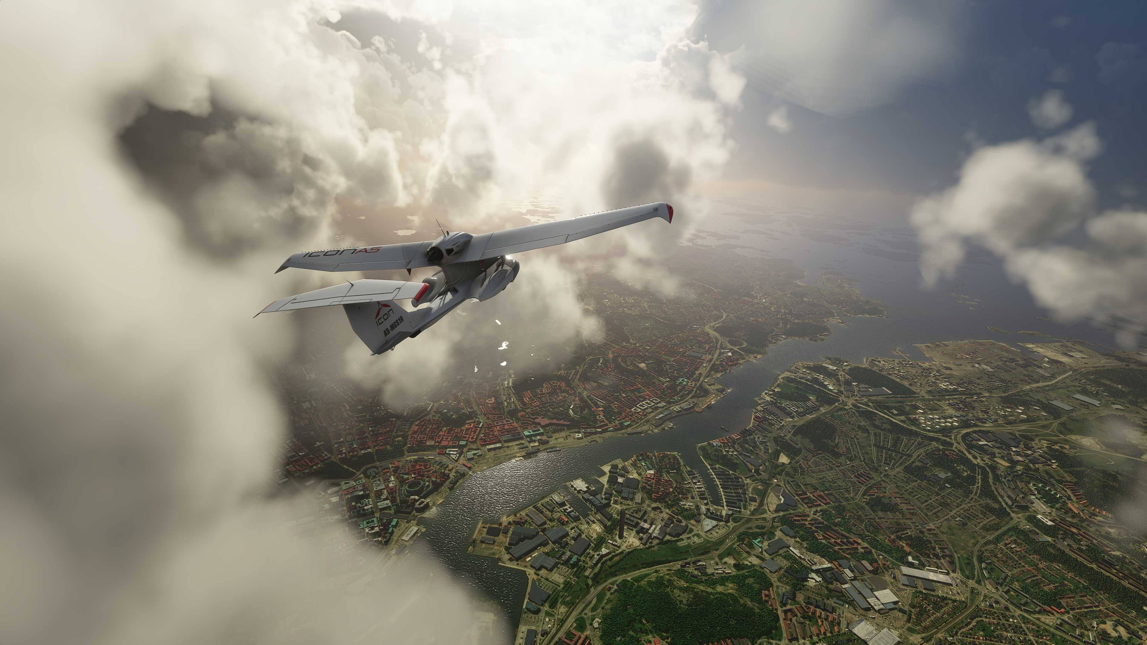 微软模拟飞行游戏截图