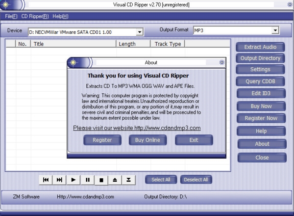 Visual CD Ripper软件图片2