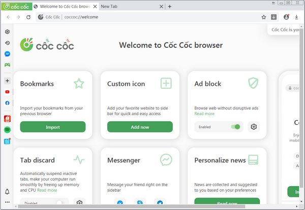 CocCoc浏览器1