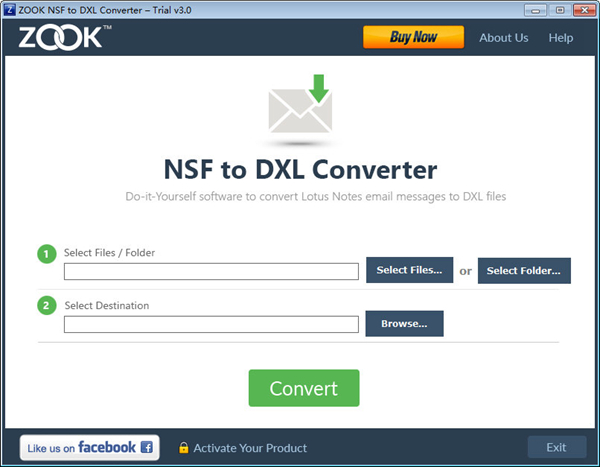 ZOOK NSF to DXL Converter图