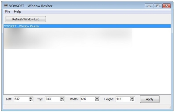 VOVSOFT Window Resizer 2.6 for windows instal