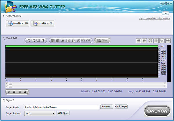 Free MP3 WMA Cutter