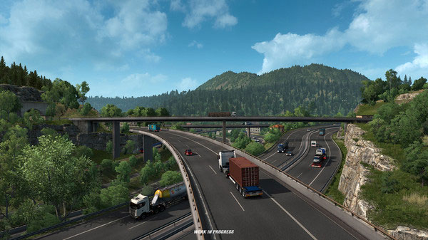 《欧洲卡车模拟2》游戏截图