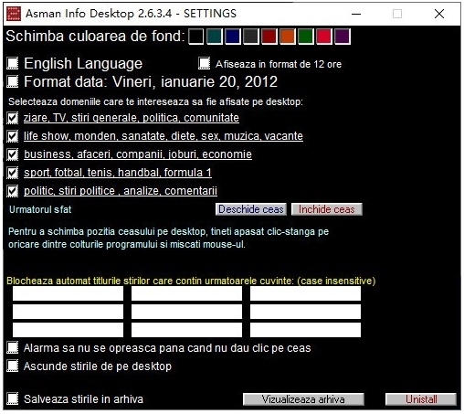 Asman Info Desktop图片