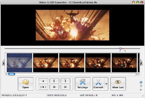 Leapic Video to GIF Converter截图