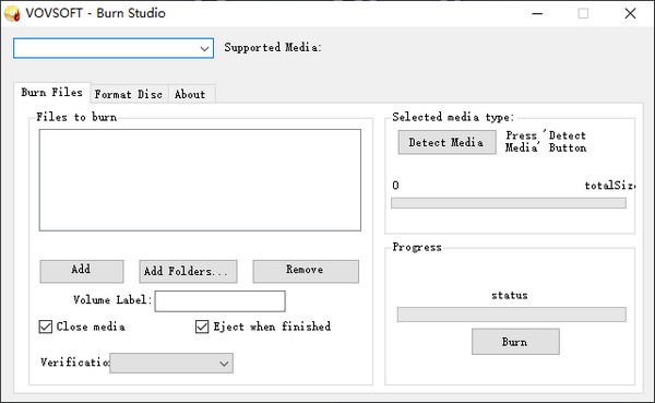 VOVSOFT Burn Studio截图