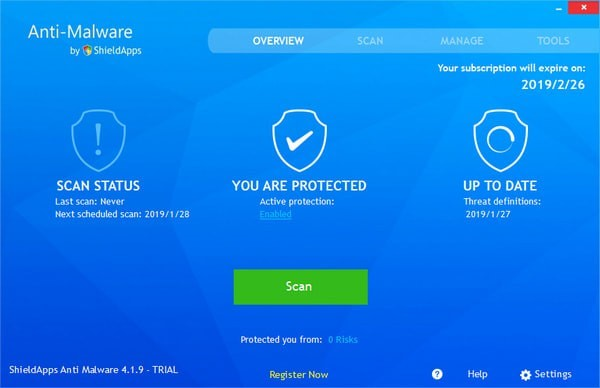 download the new version ShieldApps Anti-Malware Pro 4.2.8