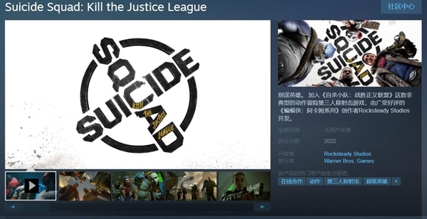 自杀小队：杀死正义联盟游戏Steam截图