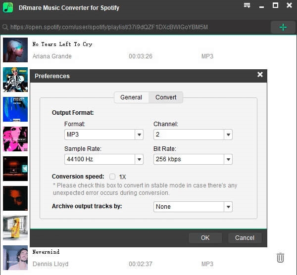 DRmare Spotify Music Converter截图