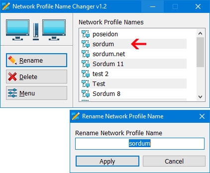 Network Profile Name Changer截图
