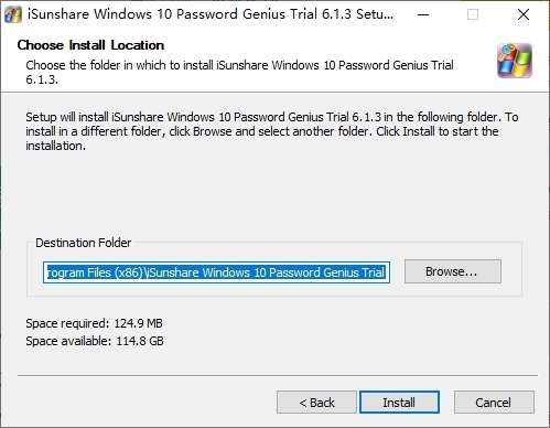 iSunshare Windows 10 Password Genius图片6