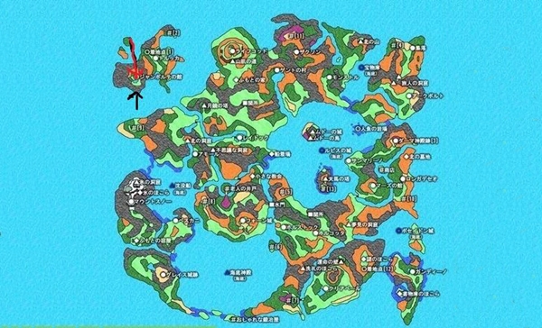 勇者斗惡龍6地圖圖片
