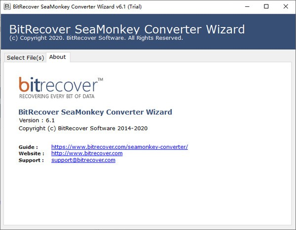 BitRecover SeaMonkey Converter Wizard图片2